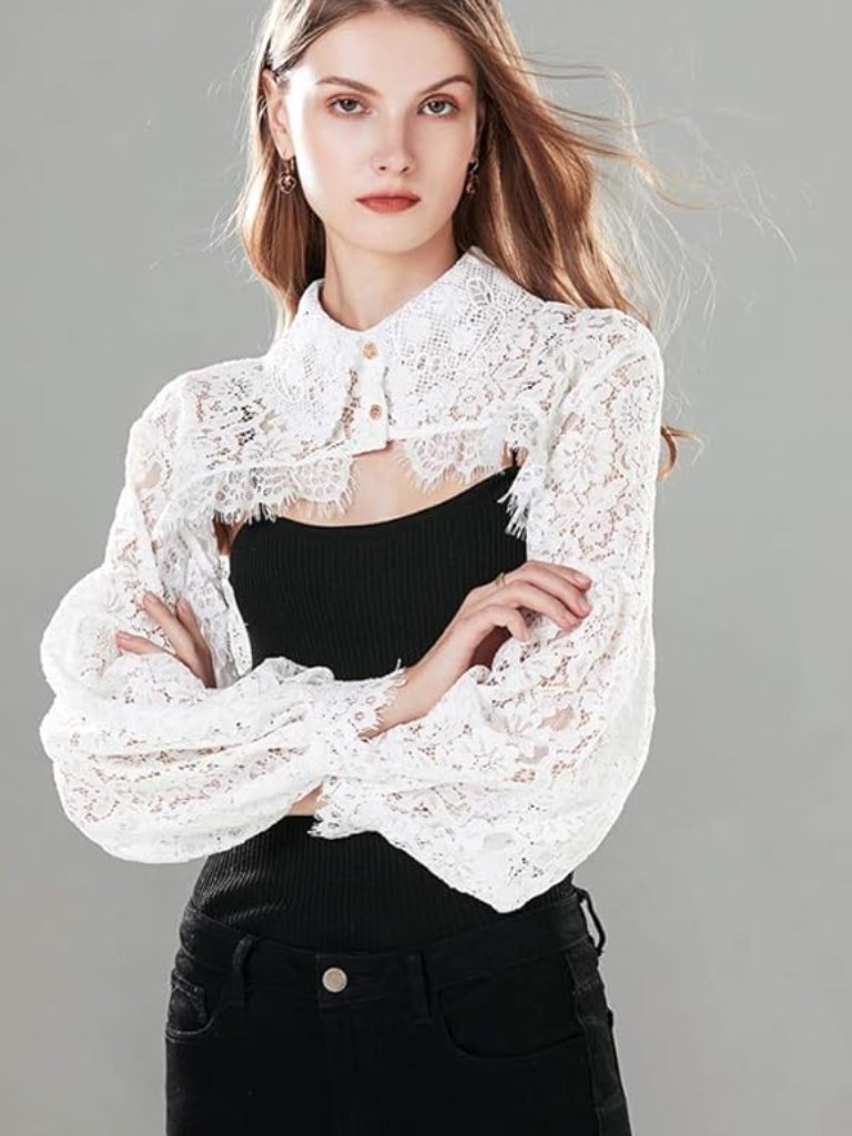Detachable Dickey Blouse False Collar